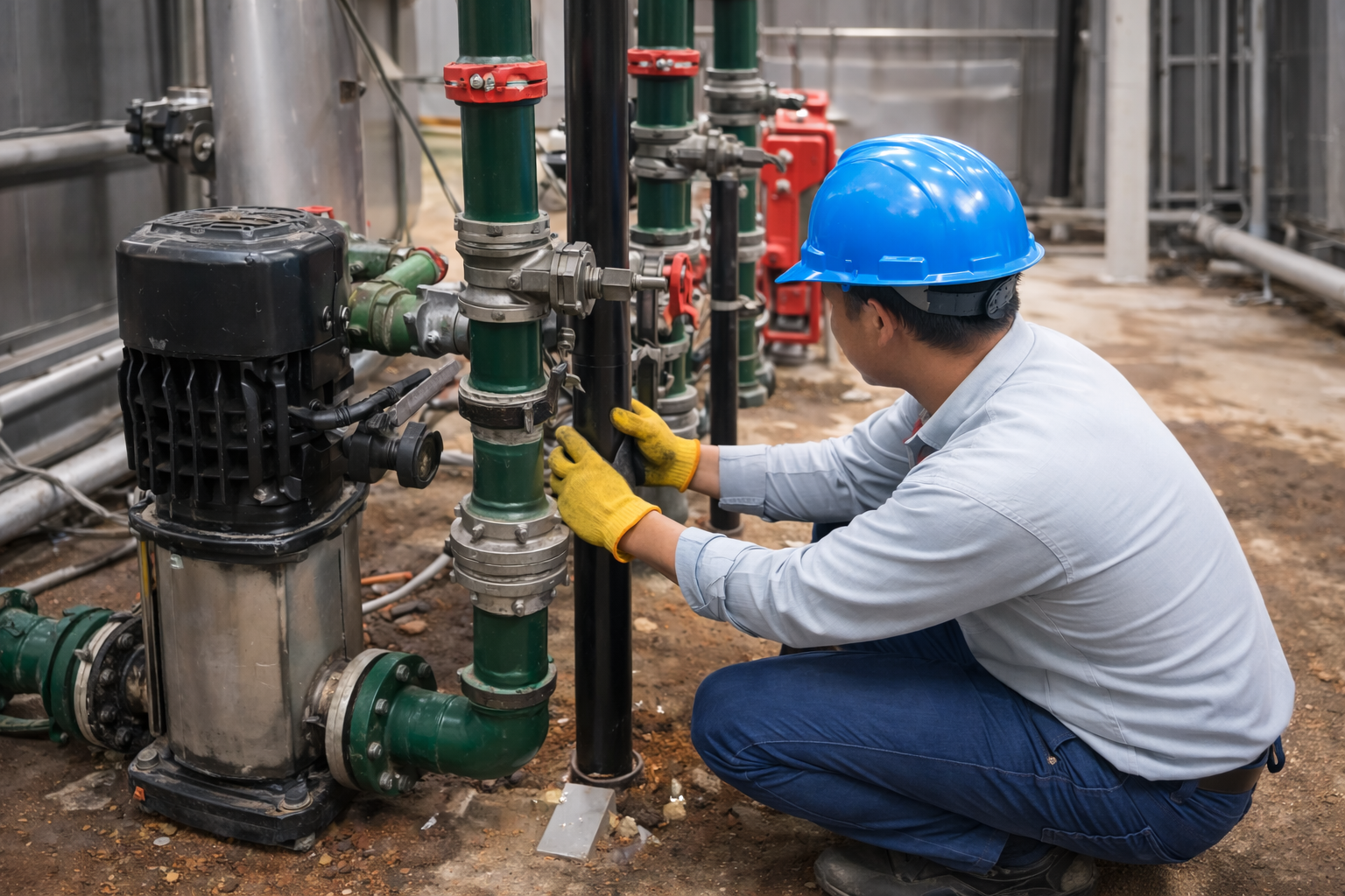 Reparación y mantenimiento de bombas para agua